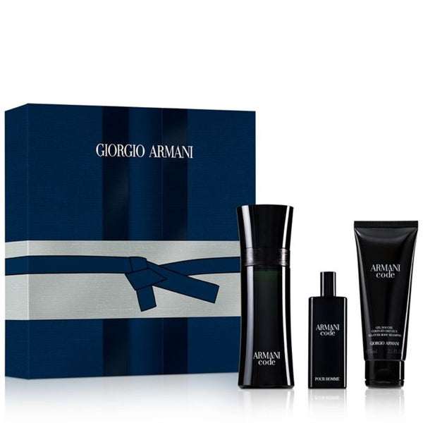 Armani Code by Giorgio Armani for Men 2.5 oz 3 PC Gift Set