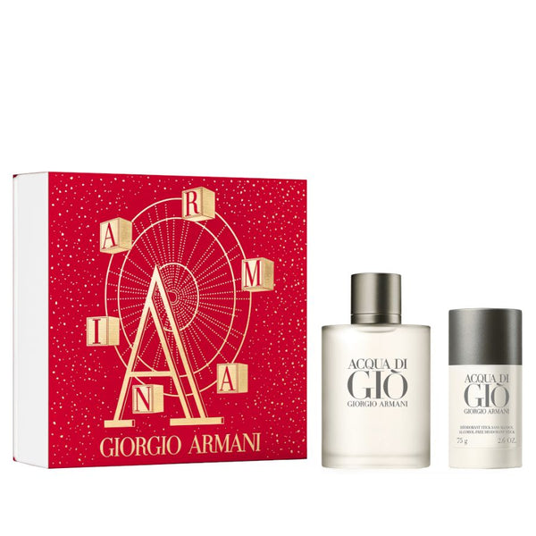 Acqua di Gio by Giorgio Armani for Men 3.4 oz EDT 2pc Gift Set