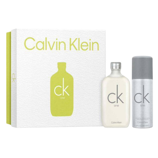 CK One by Calvin Klein for Unisex 3.4 oz EDT  Gift Set 2 PC