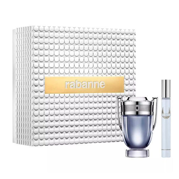 Invictus by Paco Rabanne for Men 3.4 oz EDT 2pc Gift Set