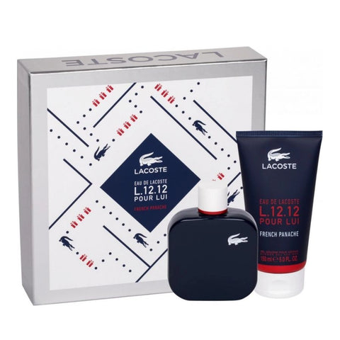 French Panache by Lacoste for Men 3.4 oz EDT 2pc Gift Set