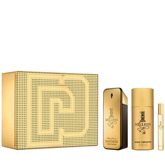 1 Million by Paco Rabanne for Men 3.4 oz EDT 3pc Gift Set