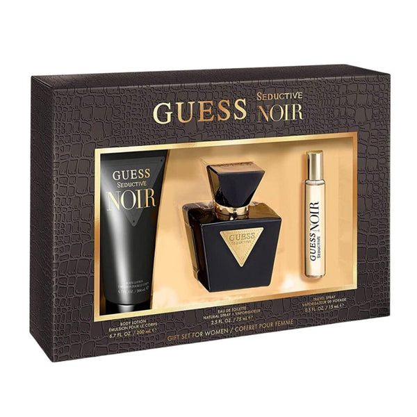 Guess Sed Noir by Guess for Women 2.5 oz EDT 3pc Gift Set