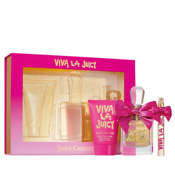 Viva La Juicy by Juicy Couture for Women 3.4 oz EDP 3pc Gift Set