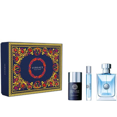 Versace Pour Homme by Versace for Men 3.4 oz EDT 3PC Gift Set