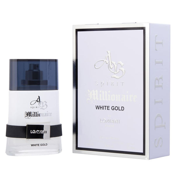 Ab White Gold by Lomani for Men 3.4 oz EDT Spray