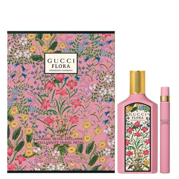 Flora Gorgeous Gardenia by Gucci for Women 3.4 oz EDP 2PC Gift Set