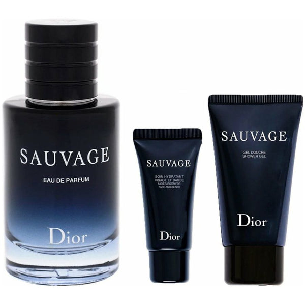 Sauvage by Christian Dior for Men 2.0 oz EDP 3pc Gift Set