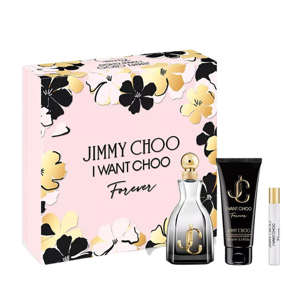 I Want Choo For by Jimmy Choo for Women 3.4 oz EDP 3pc Gift Set