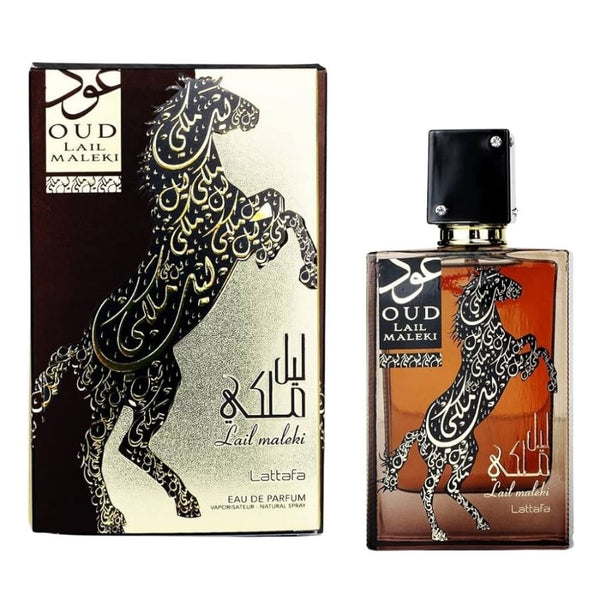 Oud Lail Maleki by Lattafa for Unisex 3.4 oz EDP Spray