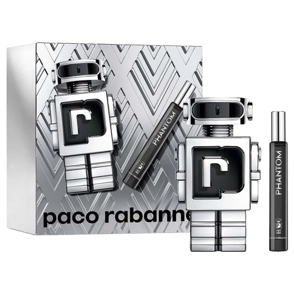 Phantom by Paco Rabanne for Men 3.4 oz EDT 2pc Gift Set