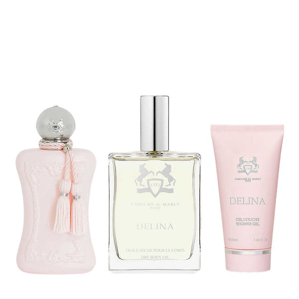Delina by Parfums de Marly for Women 2.5 oz EDP 3pc Gift Set