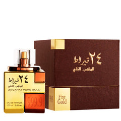 24 Car Pure Gold by Lattafa for Unisex 3.4 oz EDP Spray