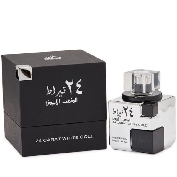 24 Car White Gol by Lattafa for Unisex 3.4 oz EDP Spray