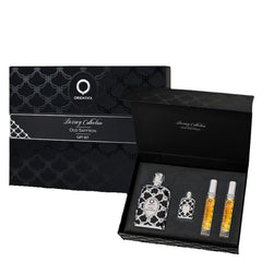 Orientica Saffron by Orientica  for Unisex 2.7 oz EDP 4pc Gift Set