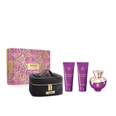 Dylan Purple by Versace for Women 3.4 oz EDP 4pc Gift Set