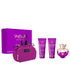 Dylan Purple by Versace for Women 3.4 oz EDP 4pc Gift Set