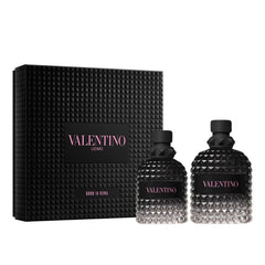 Uomo Born In Roma by Valentino for Men 3.4 oz EDT 2pc Gift Set