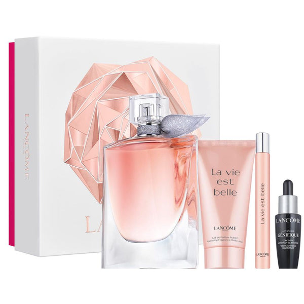 La Vie Est Belle by Lancome for Women 3.4 oz EDP 4pc Gift Set