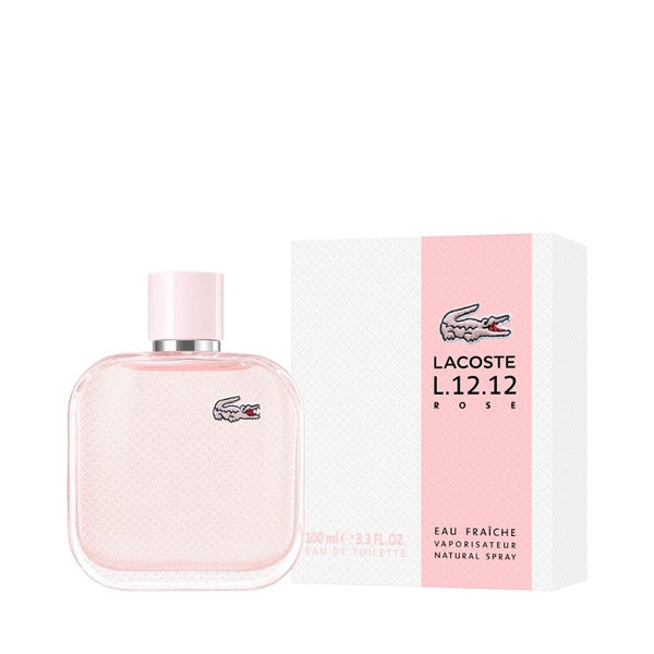 L.12.12 Rose Eau by Lacoste for Women 3.4 oz EDT Spray