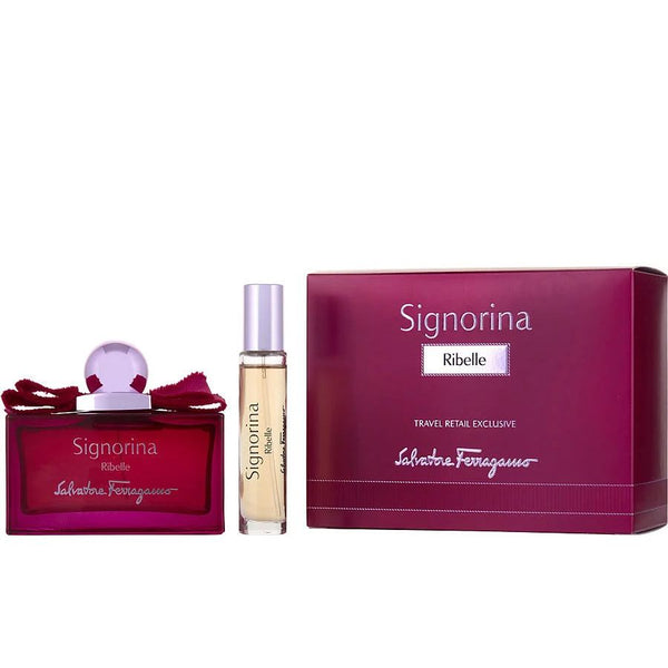 Signorina Ribell by Salvatore Ferragamo for Women 3.4 oz EDP 2pc Gift Set