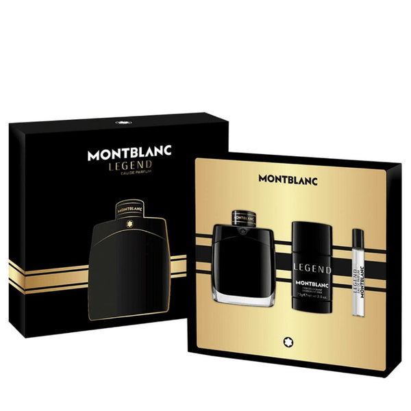 Legend by Montblanc for Men 3.4 oz EDP 3pc Gift Set