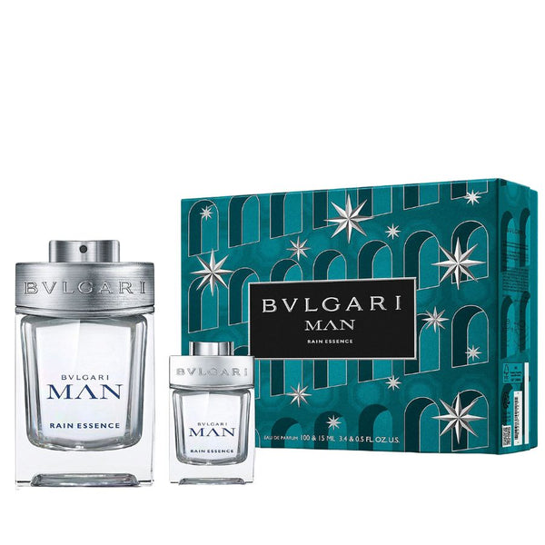 Rain Essence by Bvlgari for Men 3.4 oz EDP 2pc Gift Set