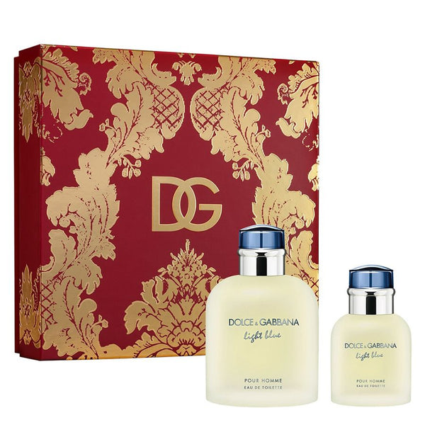 Light Blue by Dolce & Gabbana for Men 4.2 oz EDT 2pc Gift Set