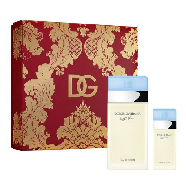 Light Blue by Dolce & Gabbana for Women 6.7 oz EDT 2pc Gift Set