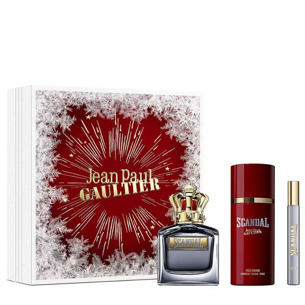 Scandal by Jean Paul Gaultier fot Men 3.4 oz EDT 3pc Gift Set