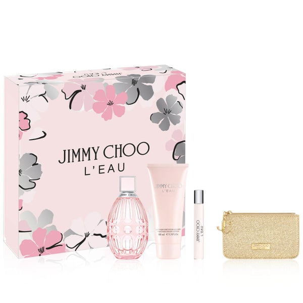 Jimmy Choo L'eau by Coach for Women 3.4 oz EDT 4pc Gift Set