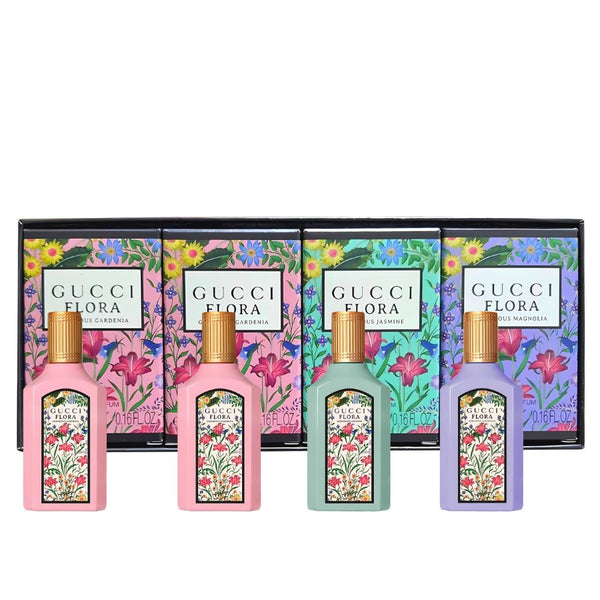 Gardenia Collection by Gucci for Women 5ml 4pc Mini Gift Set