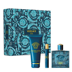 Eros by Versace for Men 3.4 oz PAR 3pc Gift Set
