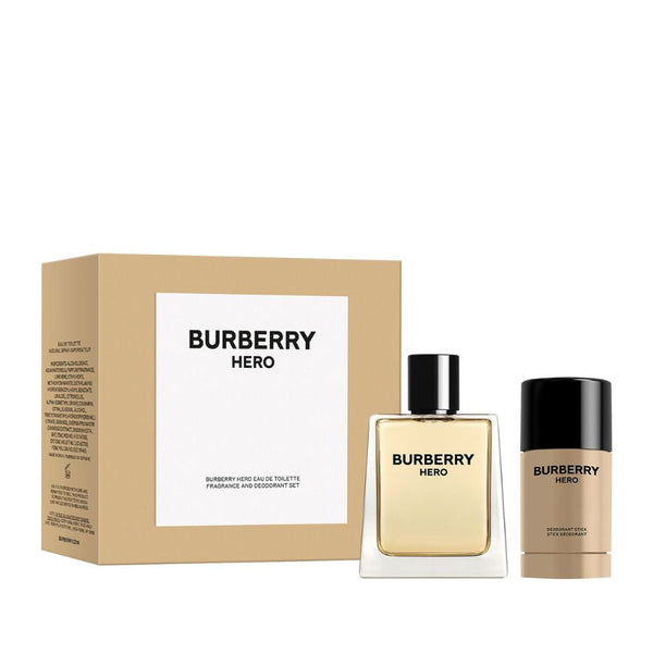 Burberry Hero by Burberry for Men 3.4 oz EDT 2pc Gift Set