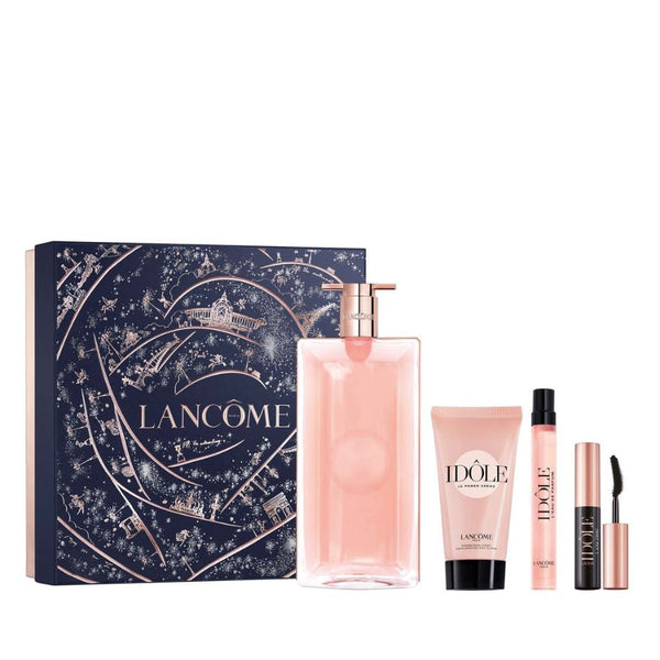 Idole by Lancome for Women 3.4 oz EDP 4pc Gift Set