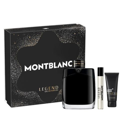 Legend by Montblanc for Men 3.4 oz EDP 3pc Gift Set