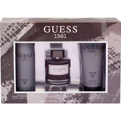 Guess 1981 by Guess for Men 3.4 oz EDT 3 PC Gift Set