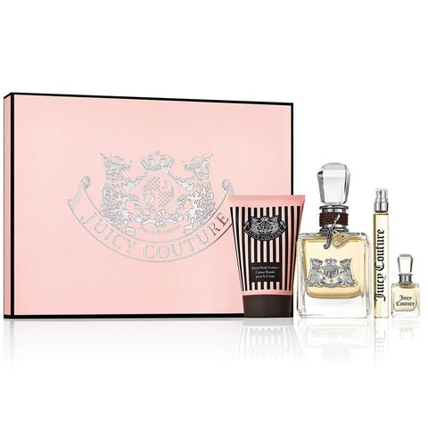 Juicy Couture by Juicy Couture for Women 3.4 oz EDP 4PC Gift Set