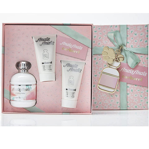 Anais Anais by Cacharel for Women 3.4 oz EDT 3PC Gift Set