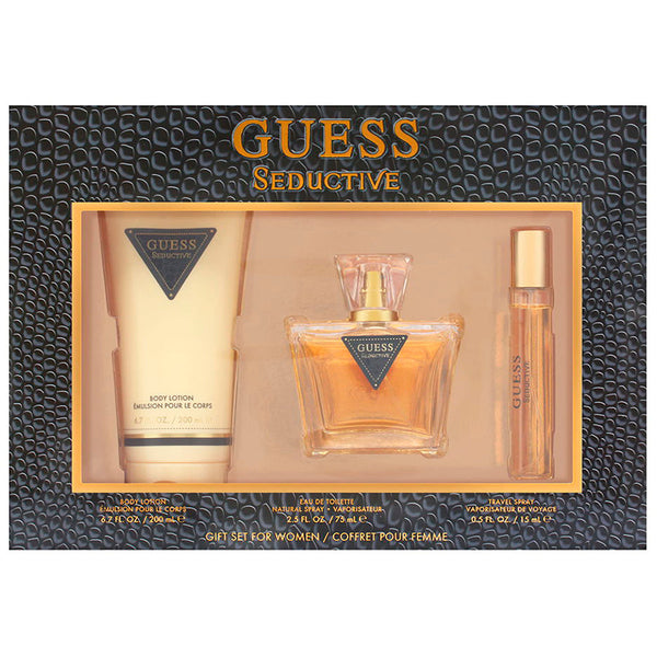 Photo of Guess Seductive by Guess for Women 2.5 oz EDT 3 PC Gift Set