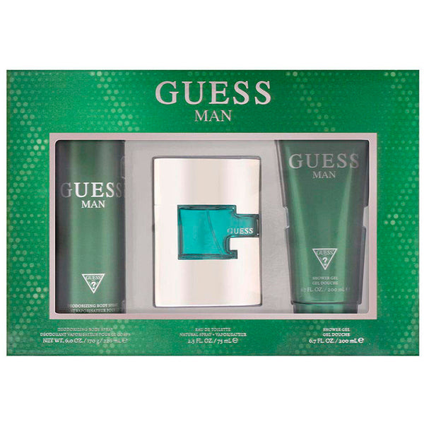 Photo of Guess Man by Guess for Men 2.5 oz EDT 3 PC Gift Set