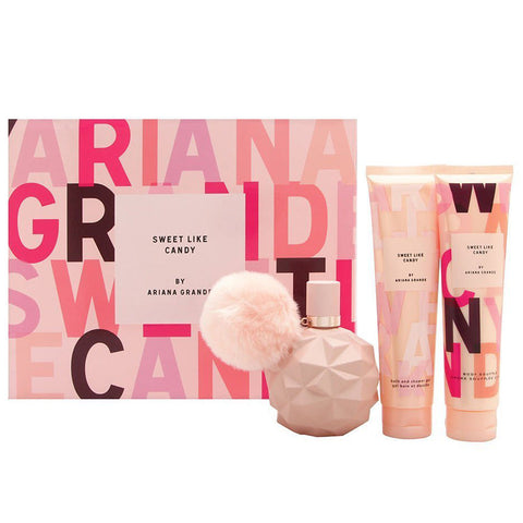 Sweet Like Candy by Ariana Grande for Women 3.4 oz EDP 3PC Gift Set