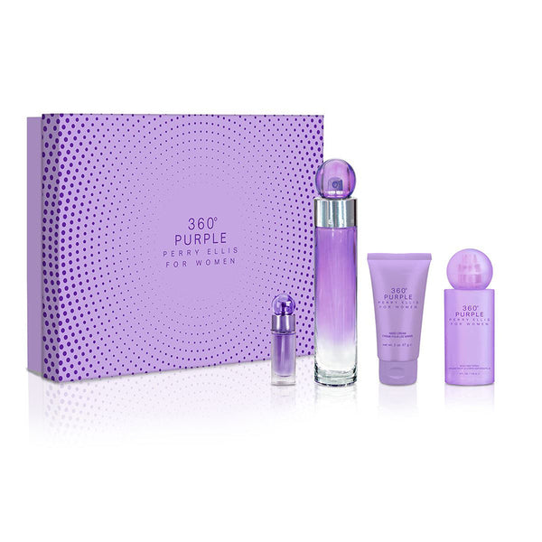 Photo of 360° Purple by Perry Ellis for Women 3.4 oz EDP Gift Set
