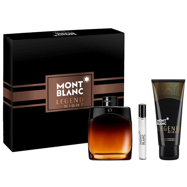 Photo of Legend Night by Montblanc for Men 3.4 oz EDP 3 PC Gift Set