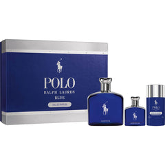 Polo Blue by Ralph Lauren for Men 4.2 oz EDP 3pc Gift Set
