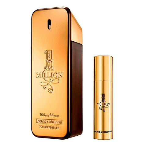 1 Million by Paco Rabanne for Men 3.4 oz EDT 2PC Gift Set