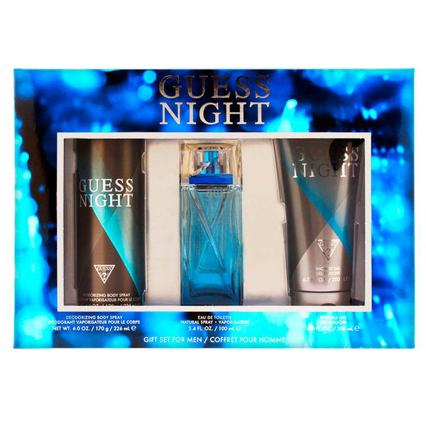 Photo of Guess Night by Guess for Men 3.4 oz EDT 3 PC Gift Set