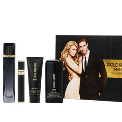 Gold Rush by Paris Hilton for Men 3.4 oz EDT 4 PC Gift Set