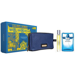 Versace Man Eau Fraiche by Versace for Men 3.4 oz EDT Gift Set