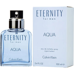 Eternity Aqua by Calvin Klein for Men 3.4 oz EDT Spray